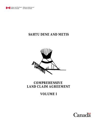 Sahtú Land Claim Claim Vol